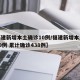 【福建新增本土确诊10例/福建新增本土病例20例 累计确诊438例】