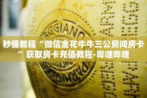秒懂教程“微信金花牛牛三公房间房卡”获取房卡充值教程-哔哩哔哩