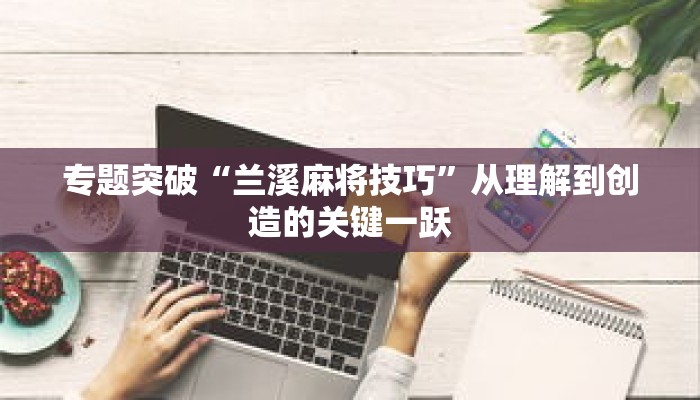 专题突破“兰溪麻将技巧”从理解到创造的关键一跃